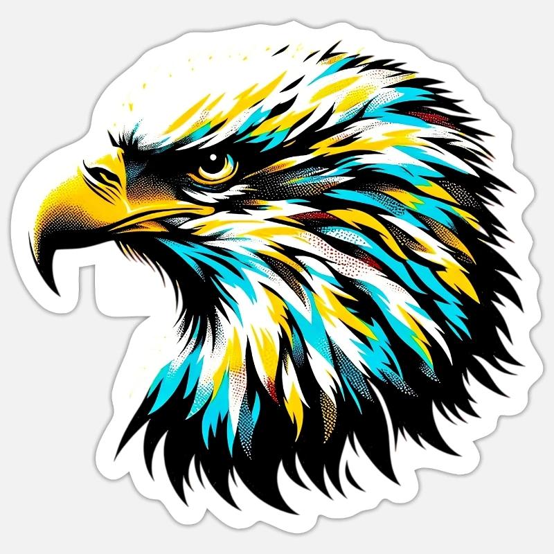 Adler Sticker Größe S (10 x 10 cm)