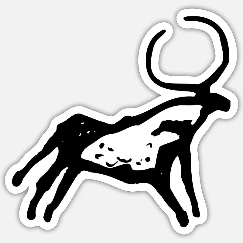 Toro Petroglyph Sticker size S (10 x 10 cm)