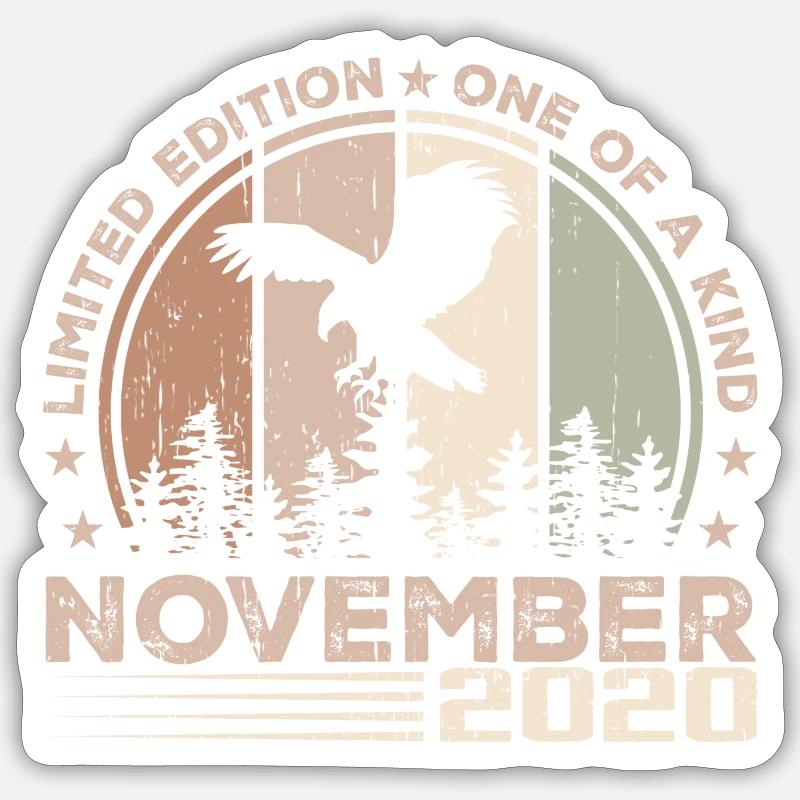 Incomparable since November 2020 4 Anniversary Sticker size S (10 x 10 cm)