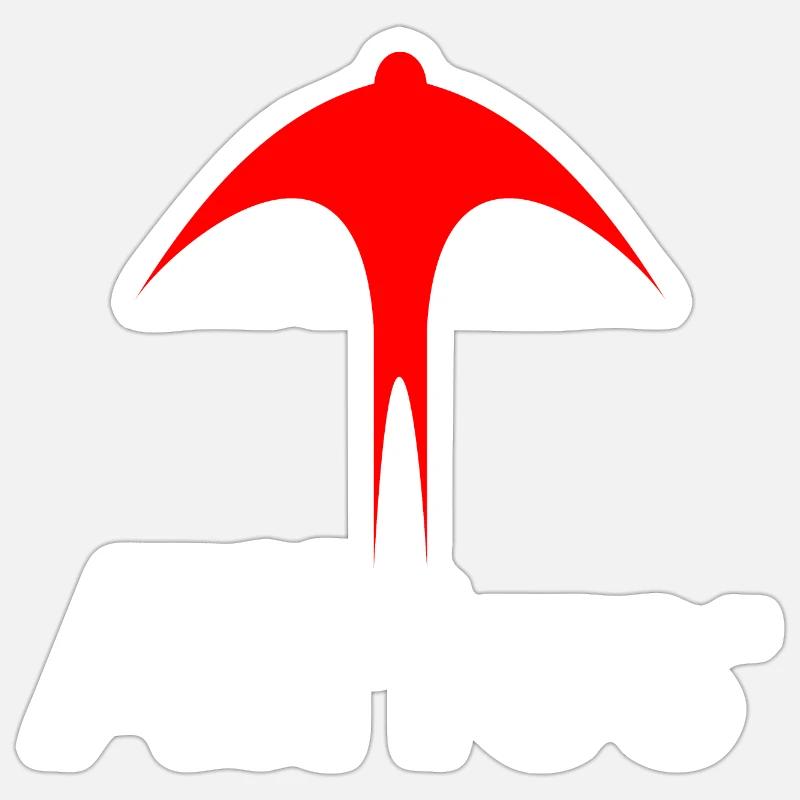 LOGO AT CLASS 2 BLANC Sticker taille S (10 x 10 cm)