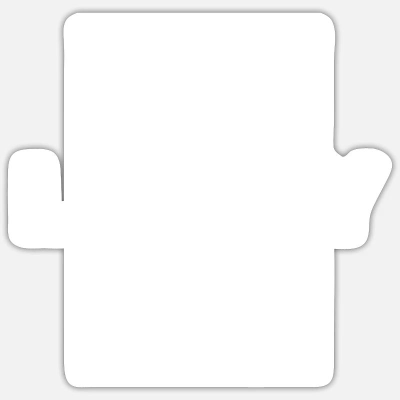 Lenny - Sticker Größe S (10 x 10 cm) - Mattweiß