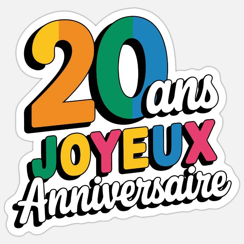 Sticker taille S (10 x 10 cm) - 