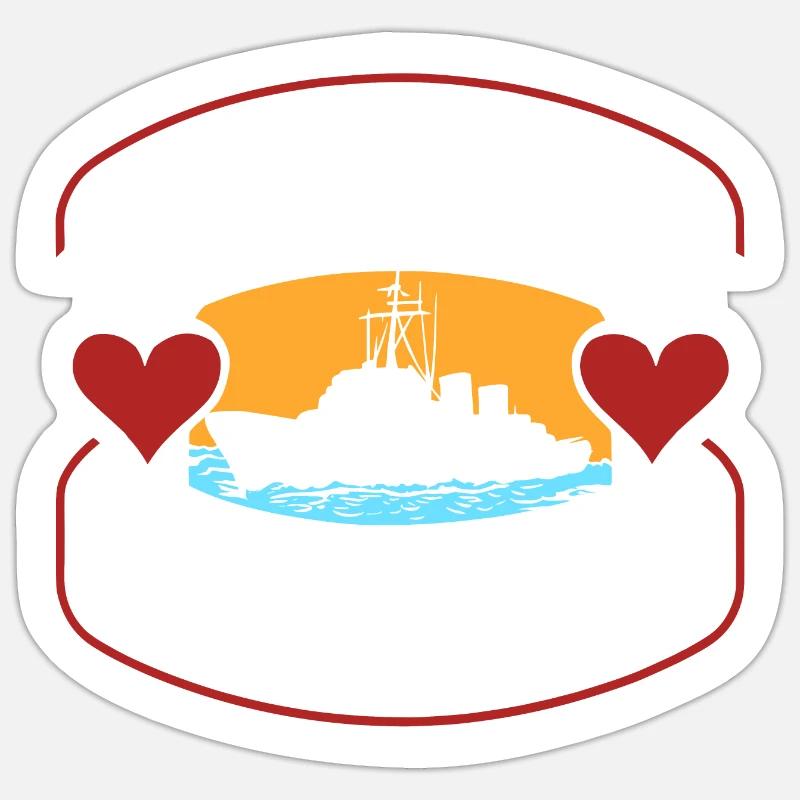 Marine Nationale - Sticker taille S (10 x 10 cm) - blanc mat
