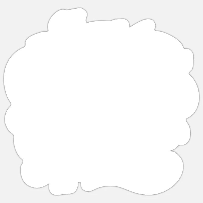 Les Gorges du Tarn - Sticker taille S (10 x 10 cm) - blanc mat