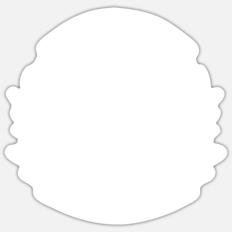 No Hacks Just Skill - Sticker size S (10 x 10 cm) - white matte