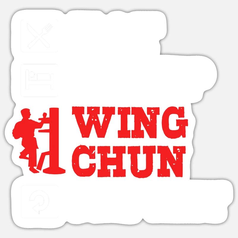 Wing Chun Sticker size S (10 x 10 cm)