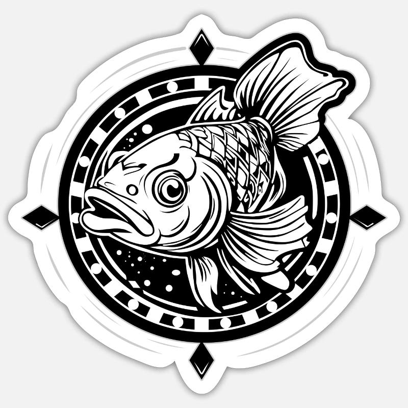 CARPE - Sticker taille S (10 x 10 cm) - blanc mat