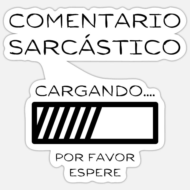 Loading: Sarkastischer Kommentar in Arbeit - Sticker Größe S (10 x 10 cm) - Mattweiß
