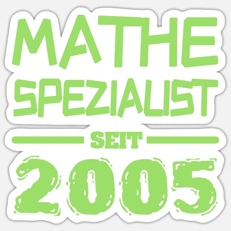Mathématiques 2005 Sticker taille S (10 x 10 cm)