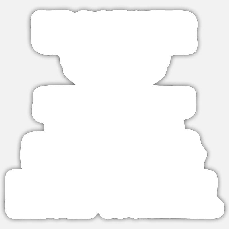 FORMIDABLE BRUCHER - Sticker size S (10 x 10 cm) - white matte