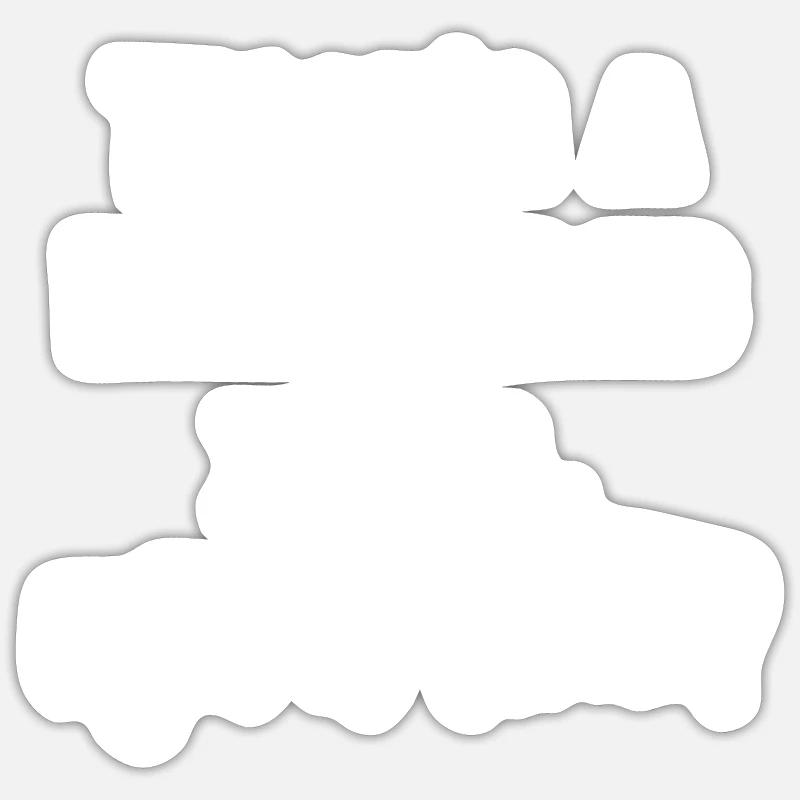 Idée horrible Sticker taille S (10 x 10 cm)