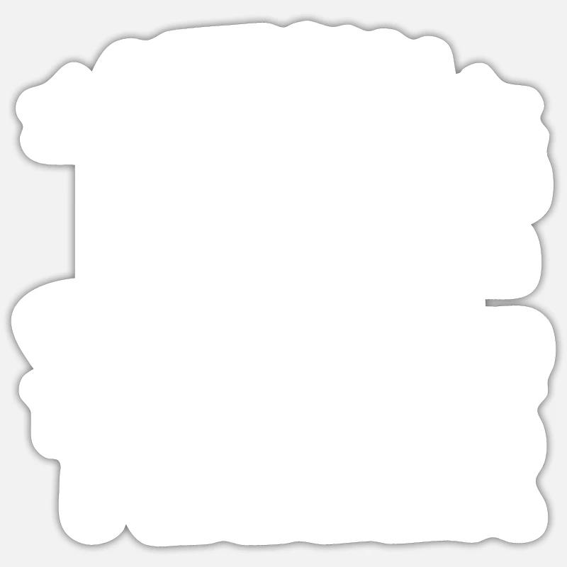 Narration officielle de blagues - Sticker taille S (10 x 10 cm) - blanc mat