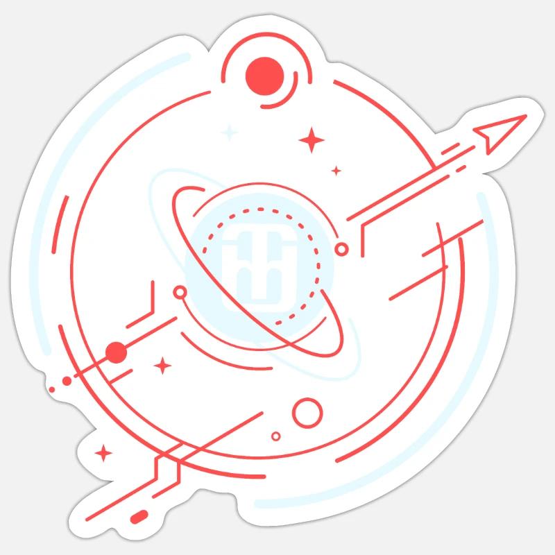 UTM 2024 Edition 2 - Sticker Größe S (10 x 10 cm) - Mattweiß
