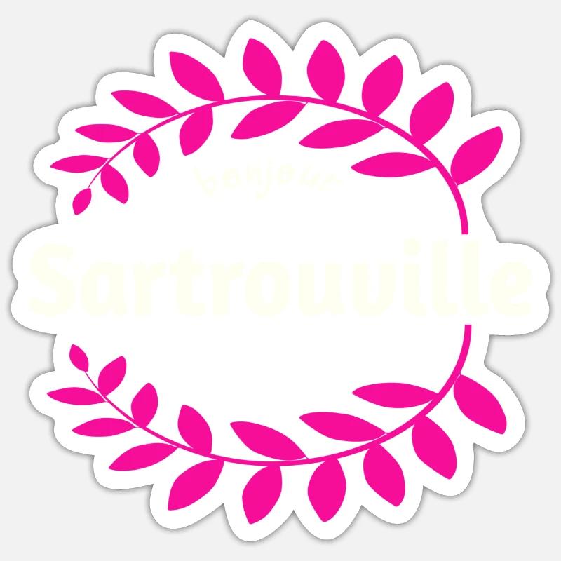 France - Sticker taille S (10 x 10 cm) - blanc mat