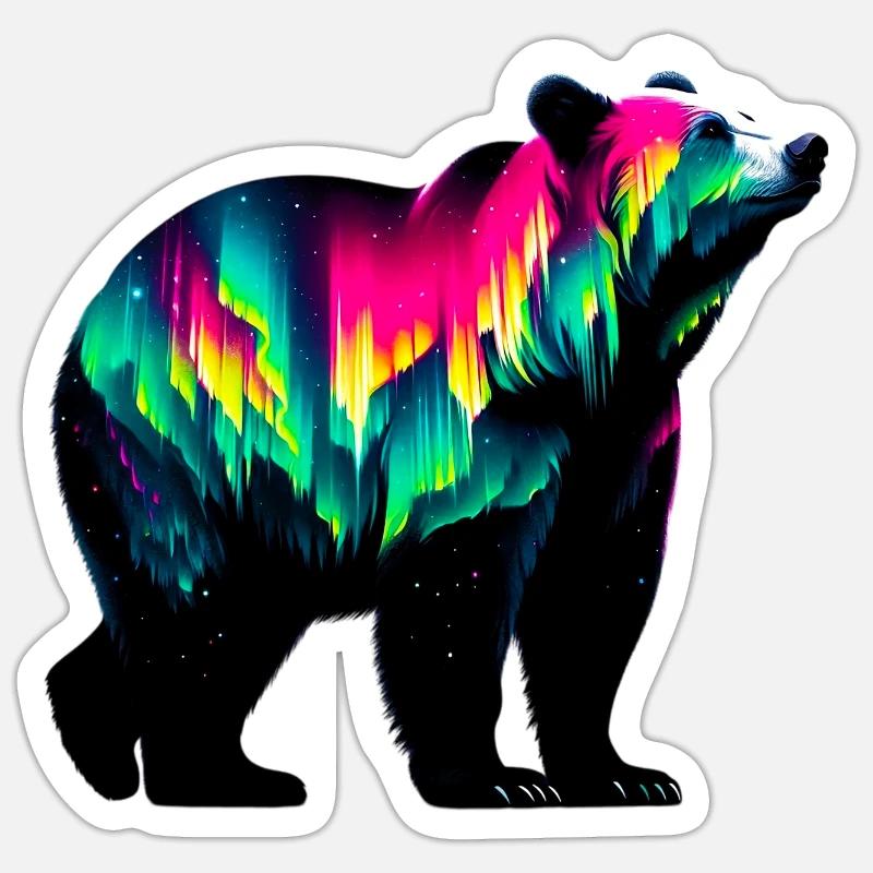 Ours Sticker taille S (10 x 10 cm)