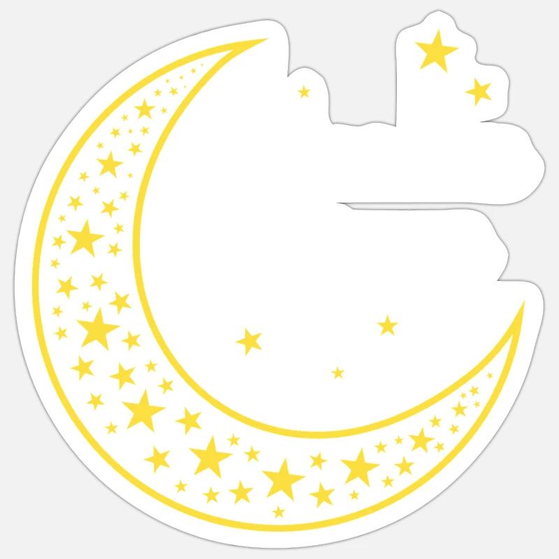 Ramadan Kareem - Sticker taille S (10 x 10 cm) - blanc mat