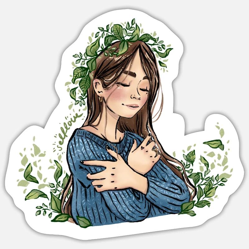 Selbstliebe Sticker Größe S (10 x 10 cm)