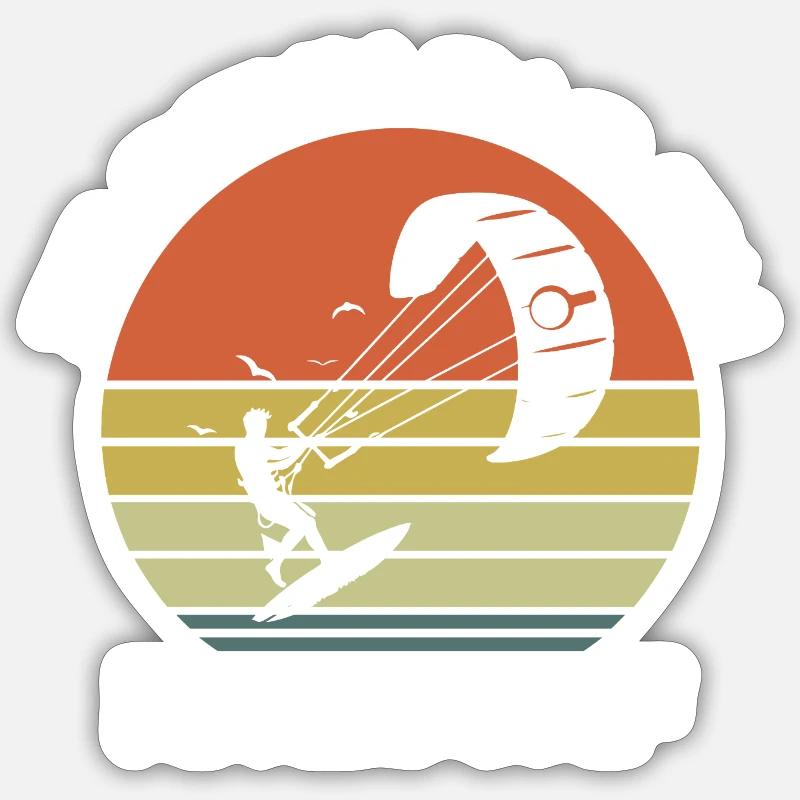 I can't I kitesurf Sticker size S (10 x 10 cm)