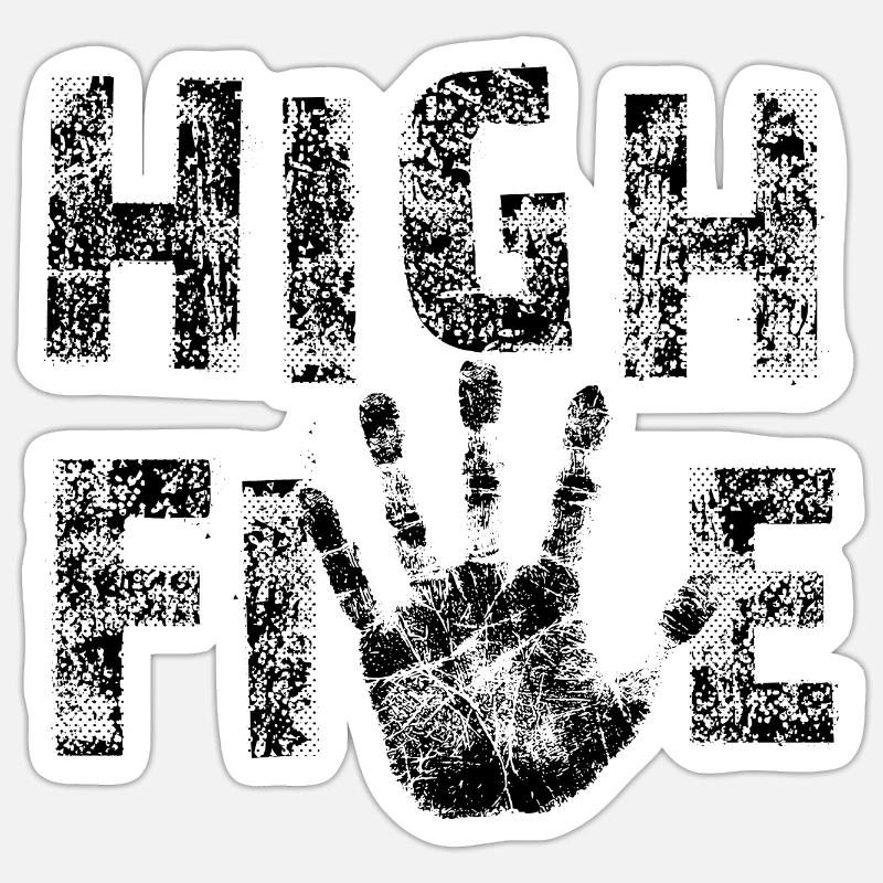 High Five Sticker Größe S (10 x 10 cm)