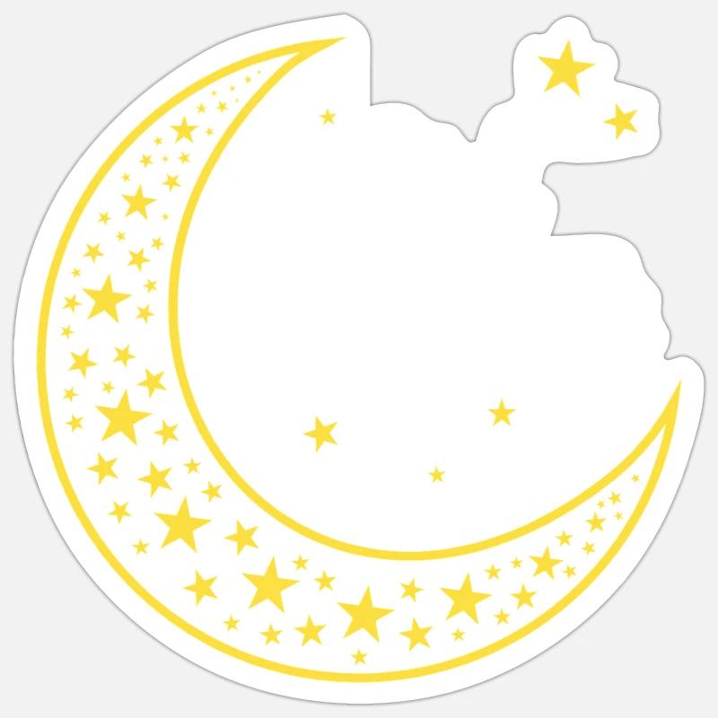 Eid Mubarak - Sticker size S (10 x 10 cm) - white matte