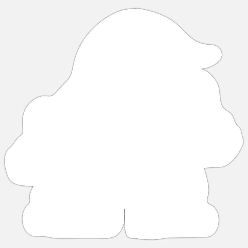 Inline Skates - Sticker size S (10 x 10 cm) - white matte