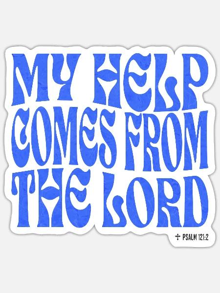 Christianity Christian Bible Verse - Sticker size S (10 x 10 cm) - white matte