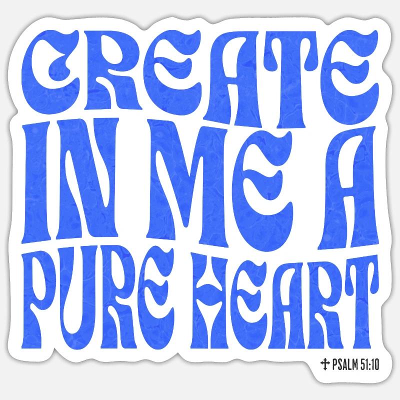 Christentum Christlicher Bibelvers - Sticker Größe S (10 x 10 cm) - Mattweiß