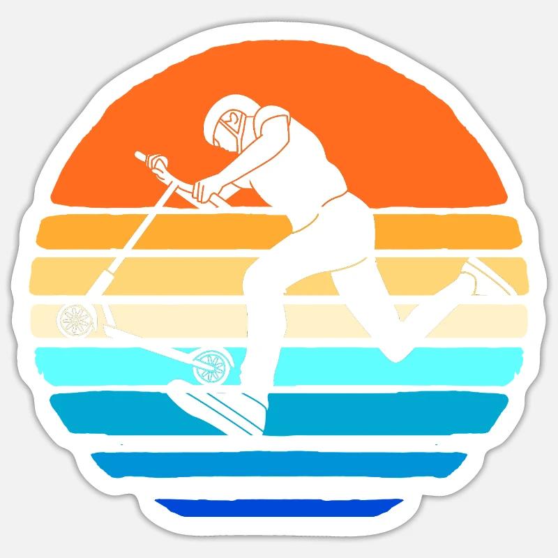 Scooter Roller Sticker Größe S (10 x 10 cm)