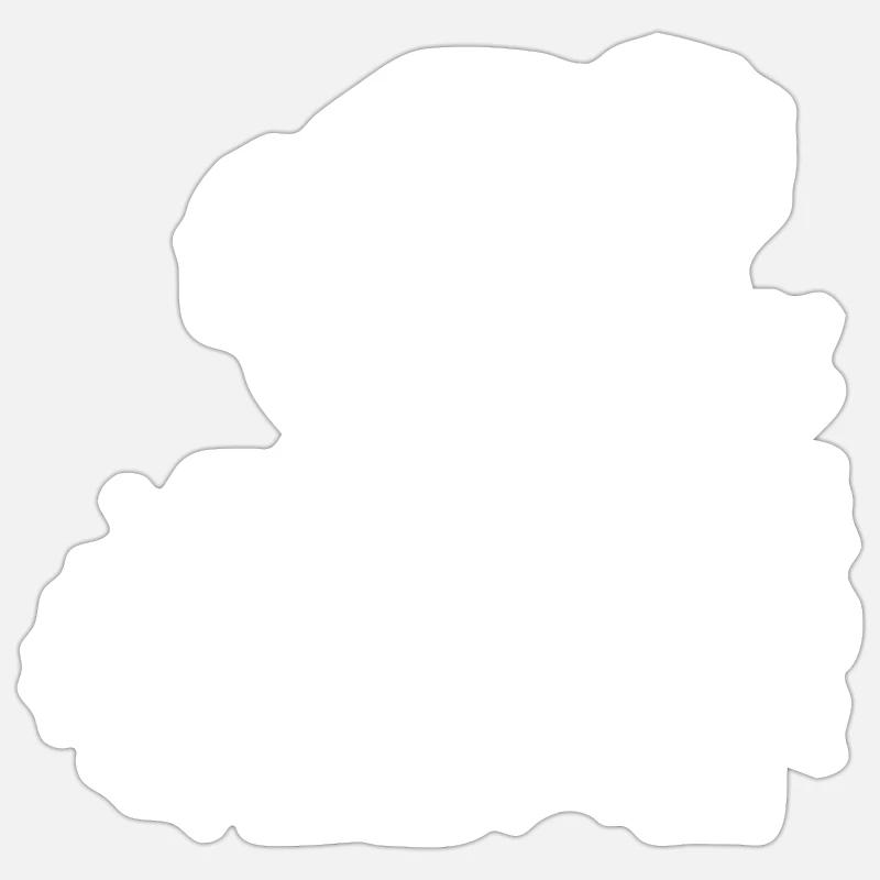 Teddy bear - Sticker size S (10 x 10 cm) - white matte
