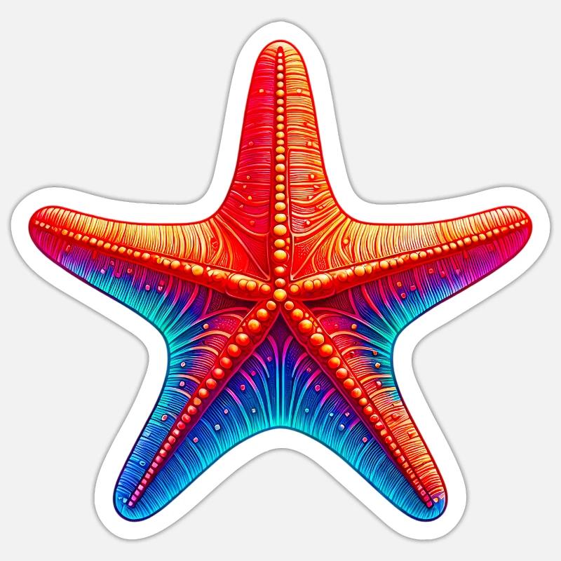 Starfish Sticker size S (10 x 10 cm)