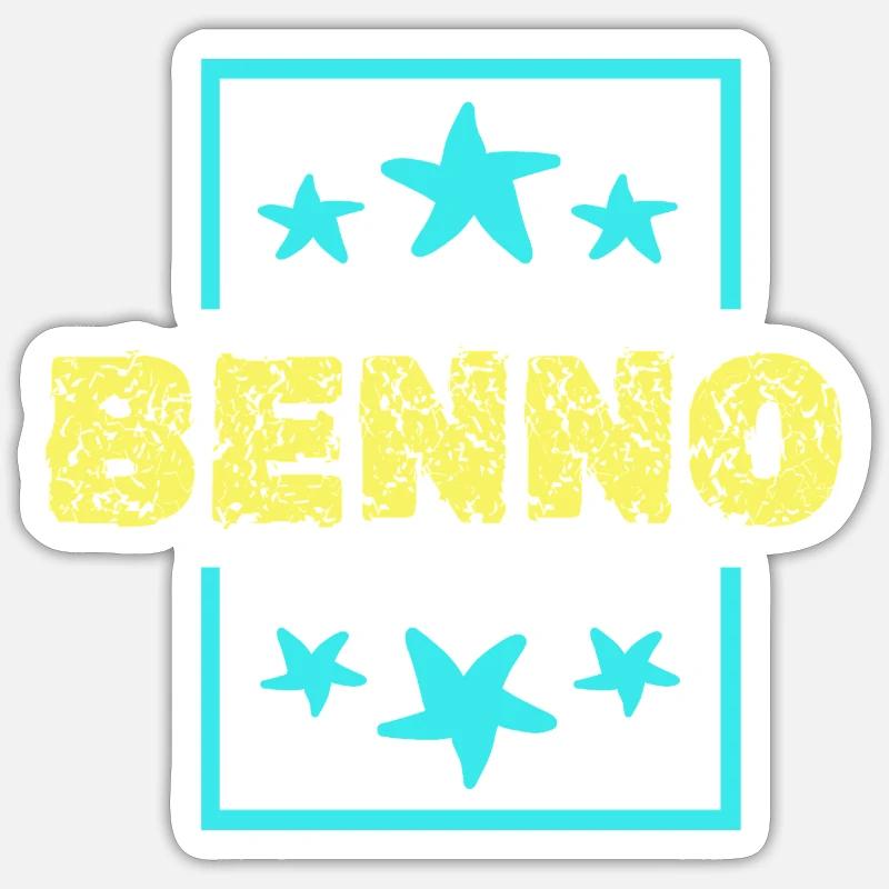 Benno as Benno Sticker size S (10 x 10 cm)