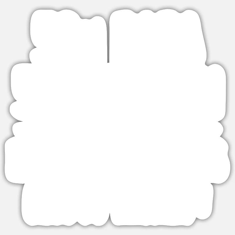Grenouillere annonce grossesse bébé - Sticker taille S (10 x 10 cm) - blanc mat