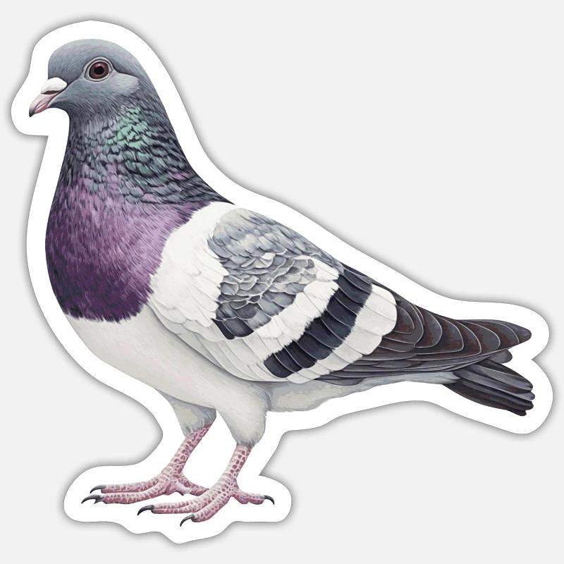 Taube Sticker Größe S (10 x 10 cm)