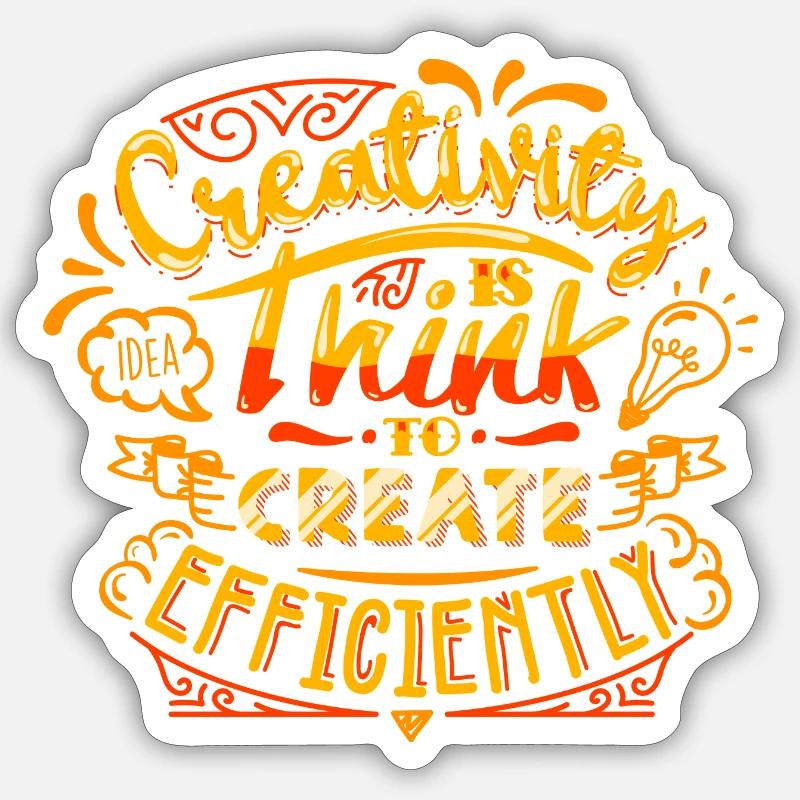 CREATIVITY sticker Sticker taille S (10 x 10 cm)