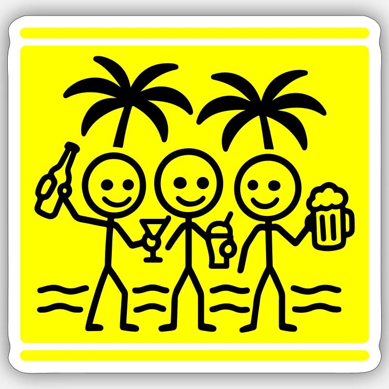 Sticker taille S (10 x 10 cm) - 