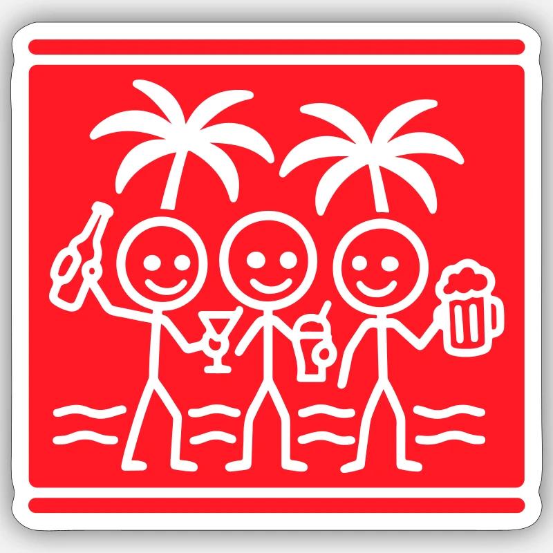 Sticker Größe S (10 x 10 cm) - 