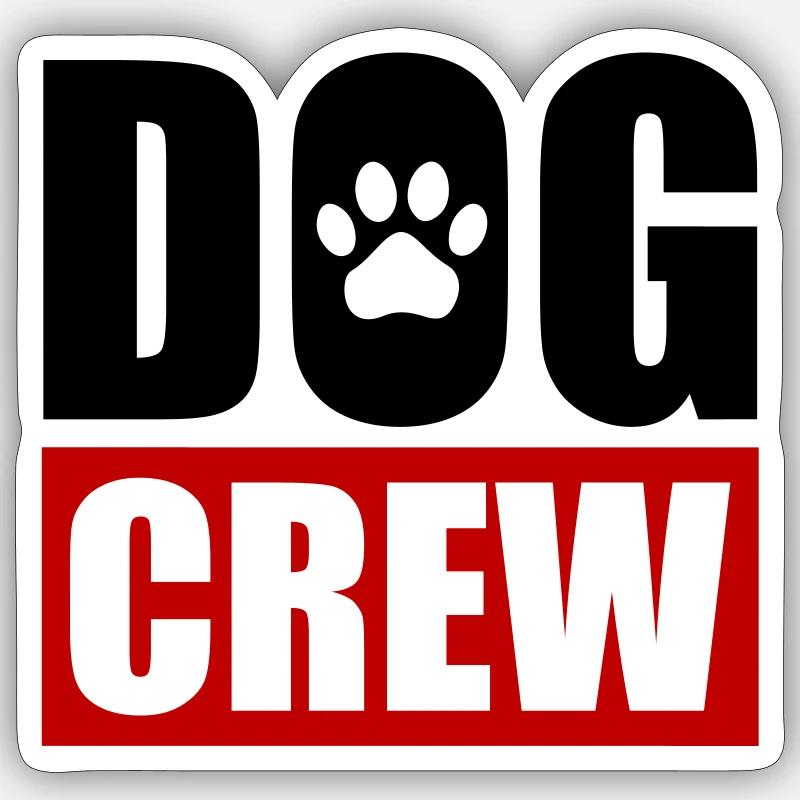 Équipage canin Sticker taille S (10 x 10 cm)