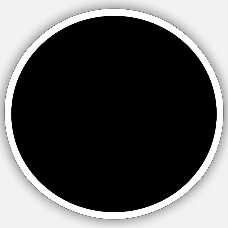 Black Dot Sticker Größe S (10 x 10 cm)