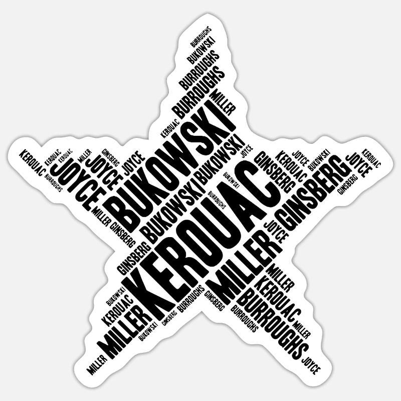 Verbotene Bücher - Sticker Größe S (10 x 10 cm) - Mattweiß