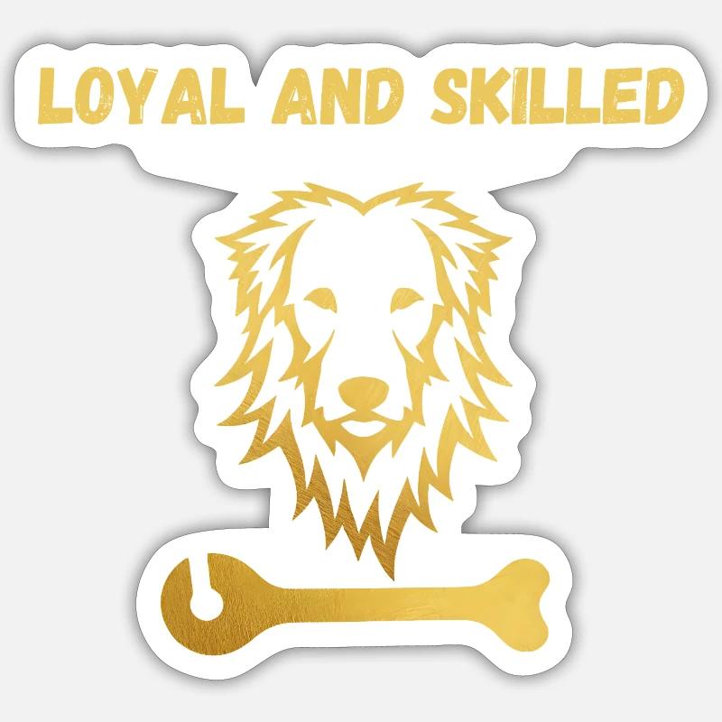 Leo Loyalty - Sticker size S (10 x 10 cm) - white matte