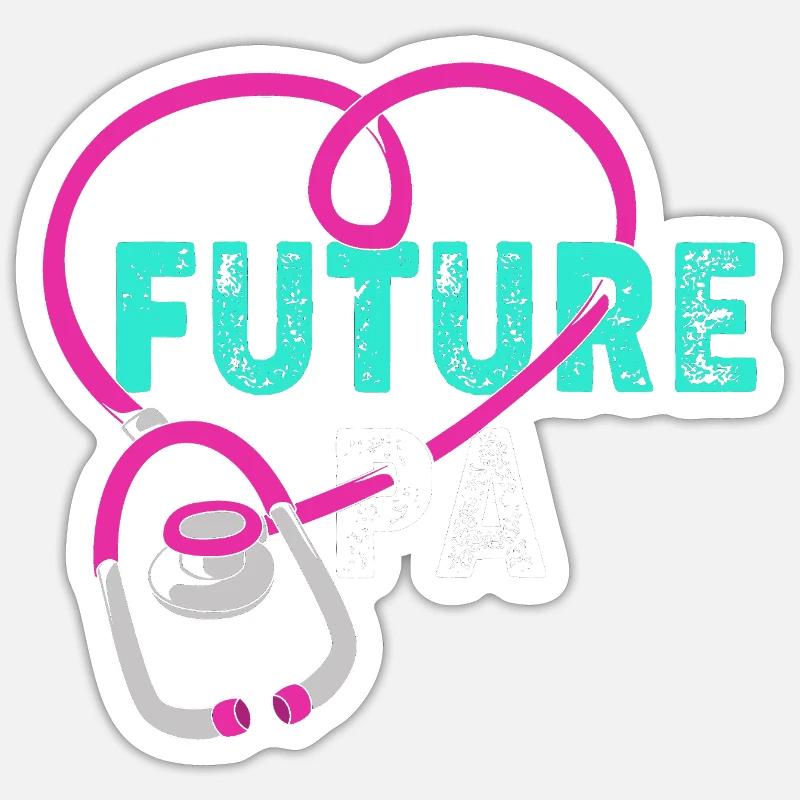 Physician Assistant Nursing MFA PA Sticker size S (10 x 10 cm)