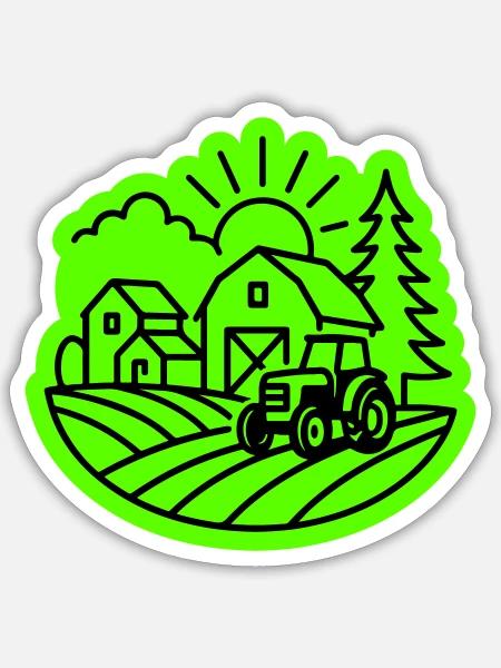  - Sticker size S (10 x 10 cm) - white matte