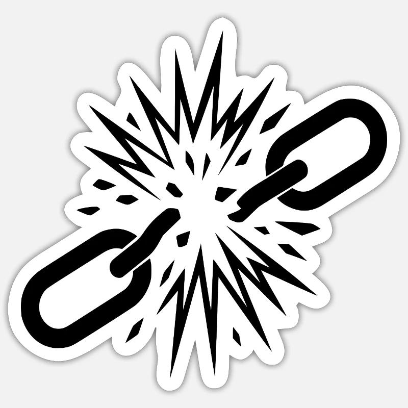 Freiheit Sticker Größe S (10 x 10 cm)