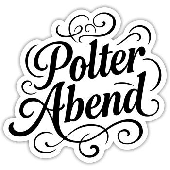 Polterabend Junggesellen - Sticker Größe S (10 x 10 cm) - Mattweiß - Vorne