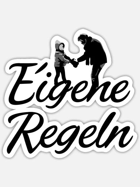 - Sticker size S (10 x 10 cm) - white matte