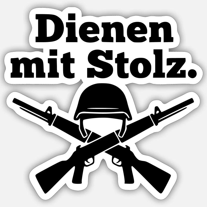 Stolz Sticker Größe S (10 x 10 cm)