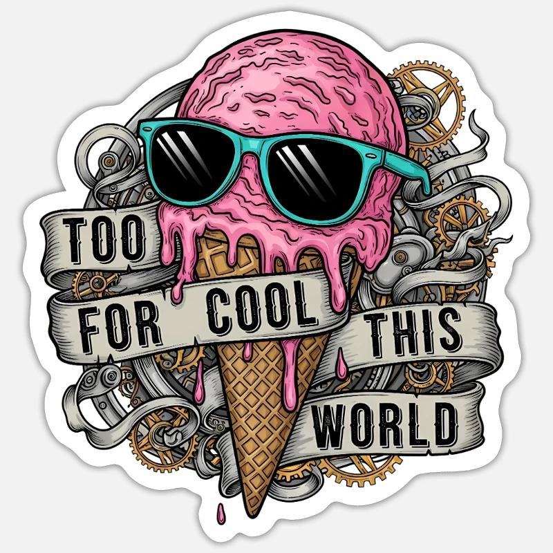Sticker Größe S (10 x 10 cm) - 