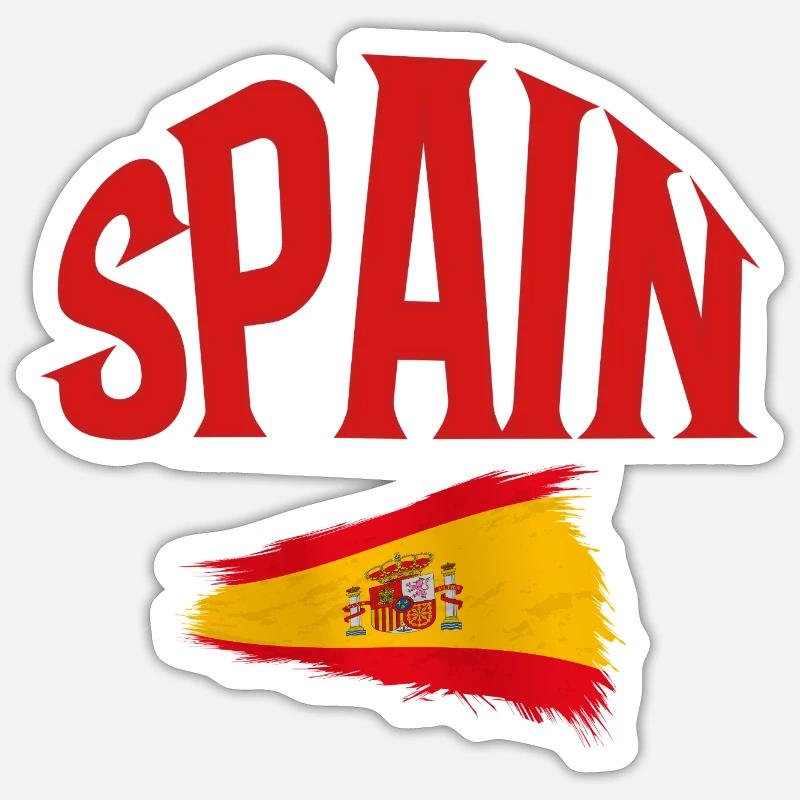 Espagne Sticker taille S (10 x 10 cm)