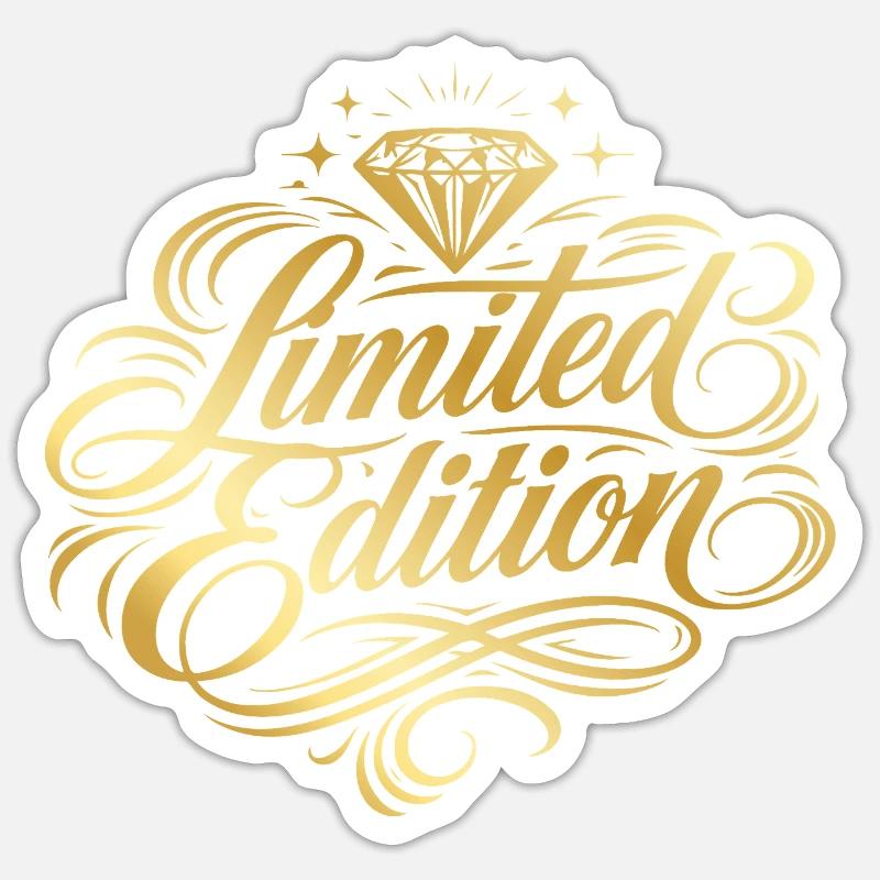 Édition limitée Diamond - Sticker taille S (10 x 10 cm) - blanc mat