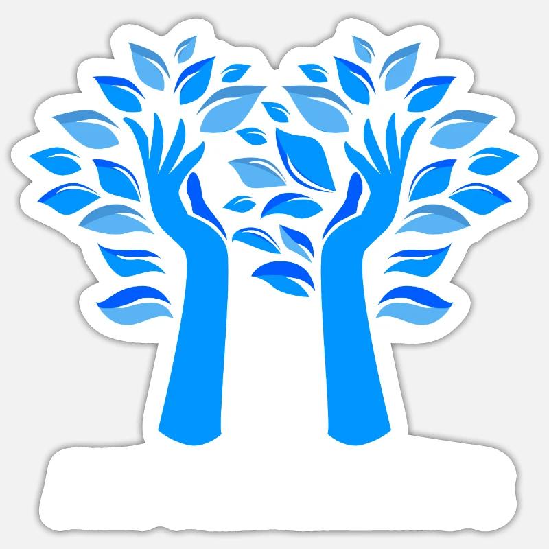 ALS nerve disease Sticker size S (10 x 10 cm)